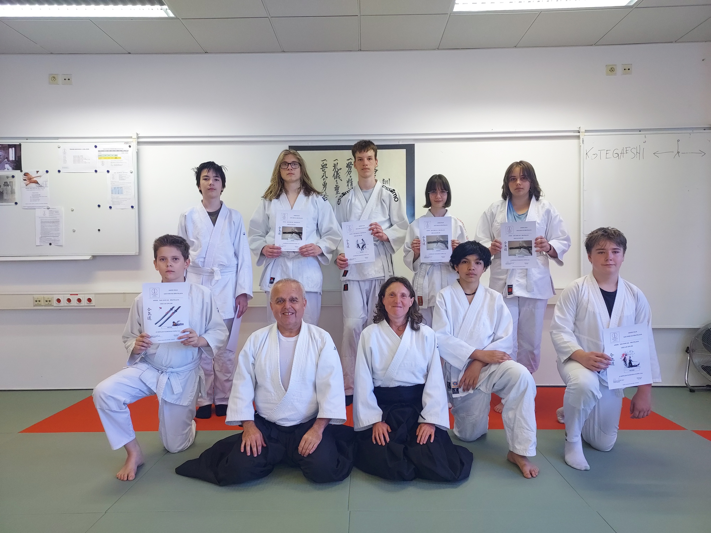 Zimná aikido škola v Hostivicích február 2025